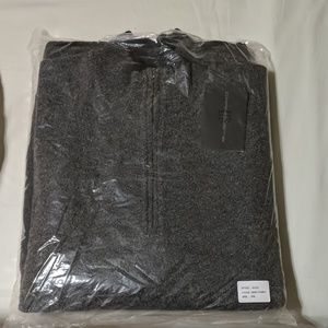 Half zip gray sweater